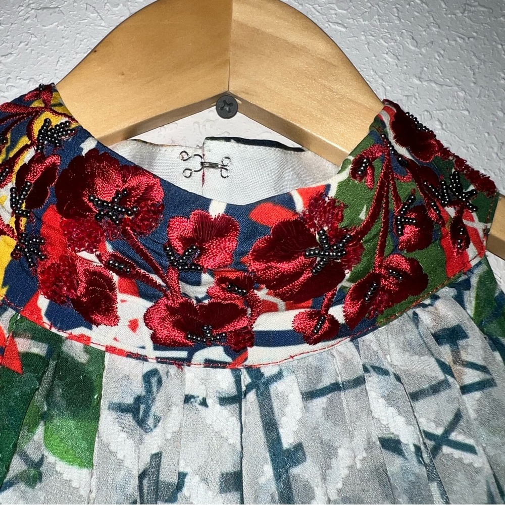 Anthropologie BNWT Bhanuni by Jyoti Marilla Maxi Dress Mixed Print Size Small. - Picture 11 of 16